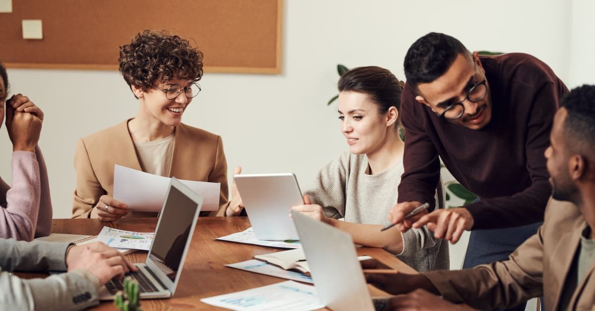 LeadPerk outsourced sales team collaborating to generate qualified B2B leads and appointments for Irish businesses